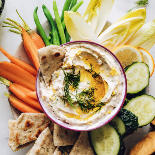 Lemon and Herb White Bean Dip