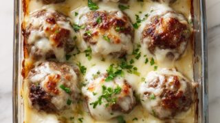 Amish Hamburger Steak Bake Recipe