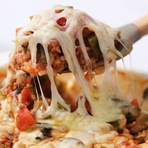 Unstuffed Bell Pepper Casserole with Ground Beef