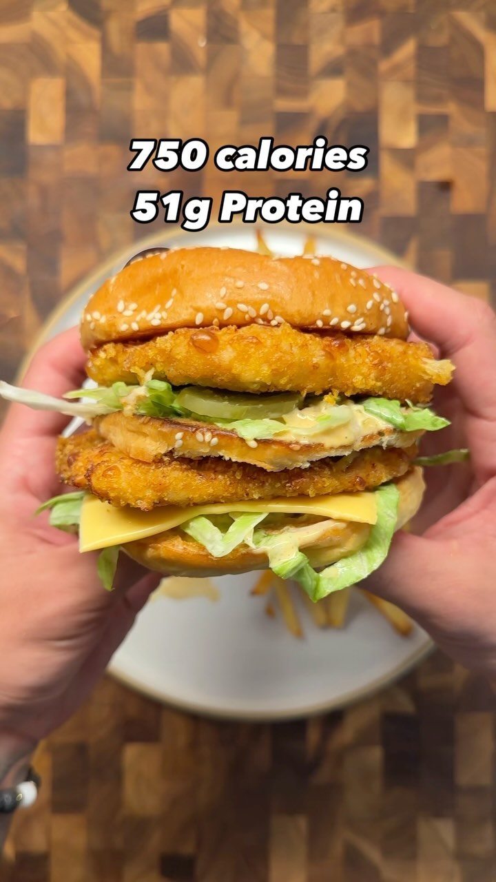 High Protein McDonald's Chicken Big Mac at Home