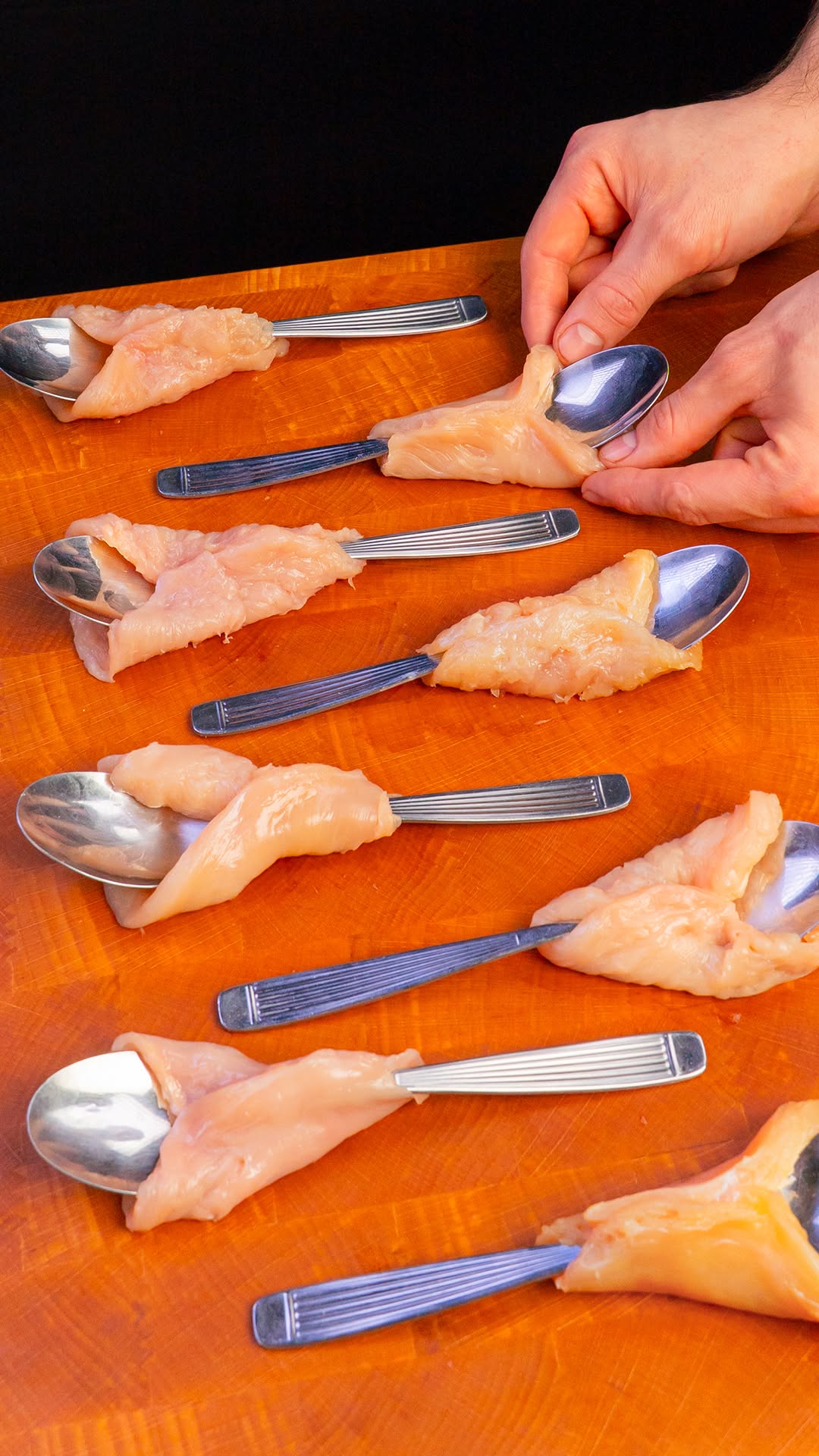 Chicken Breast Cones with Mushroom Filling