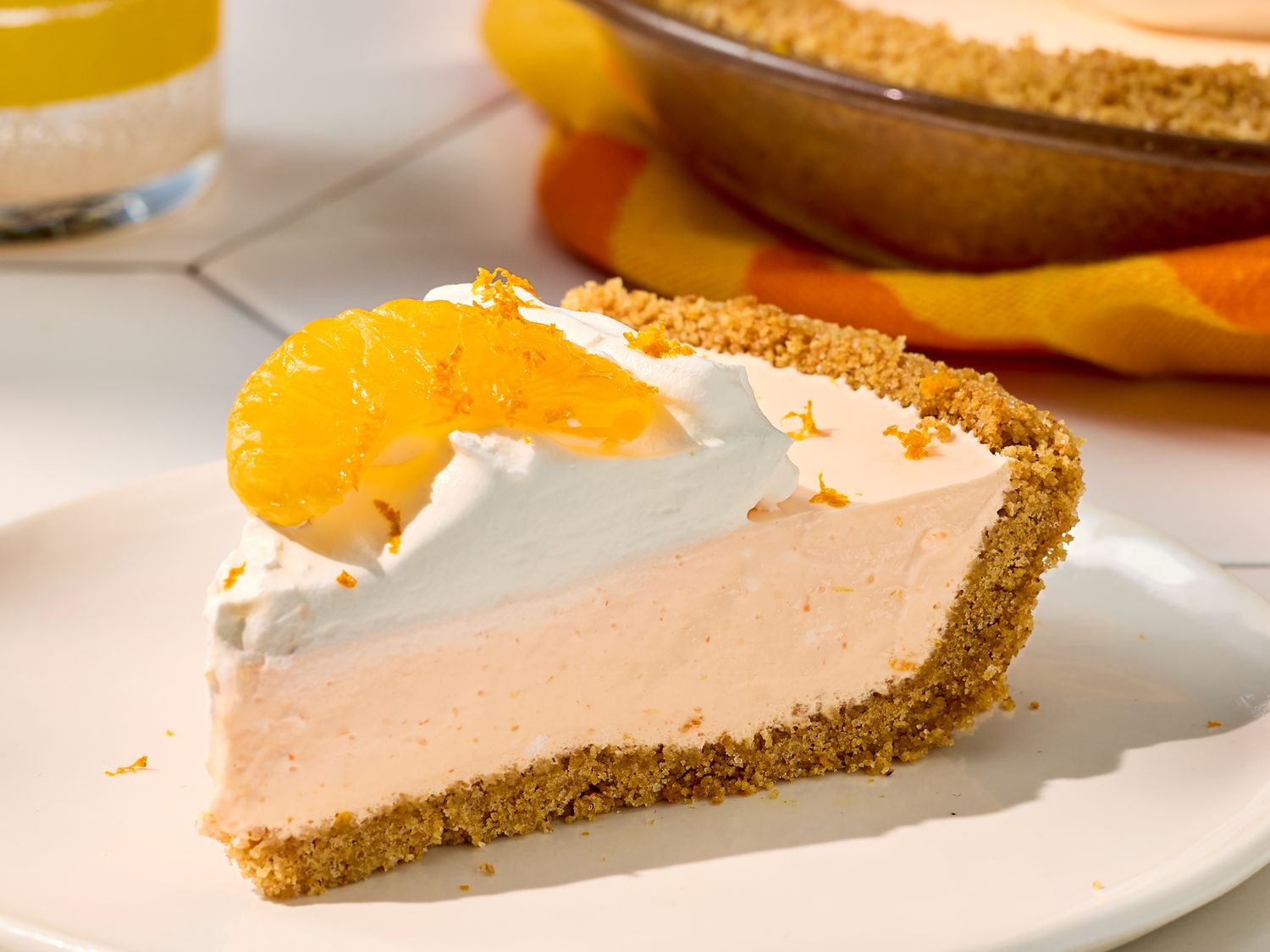 No-Bake Orange Creamsicle Pie