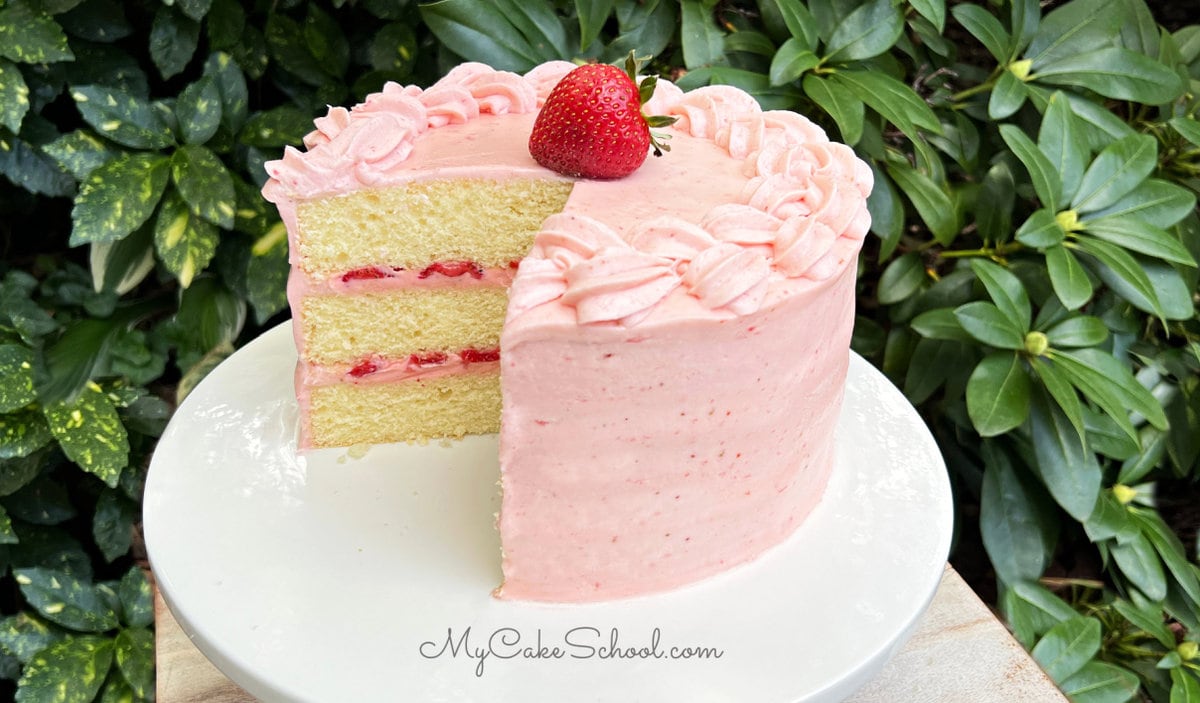 Strawberry Mousse Cake