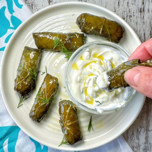 Authentic Dolmades (Dolma) Stuffed Grape Leaves