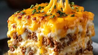 Cheesy Taco Biscuit Casserole Recipe