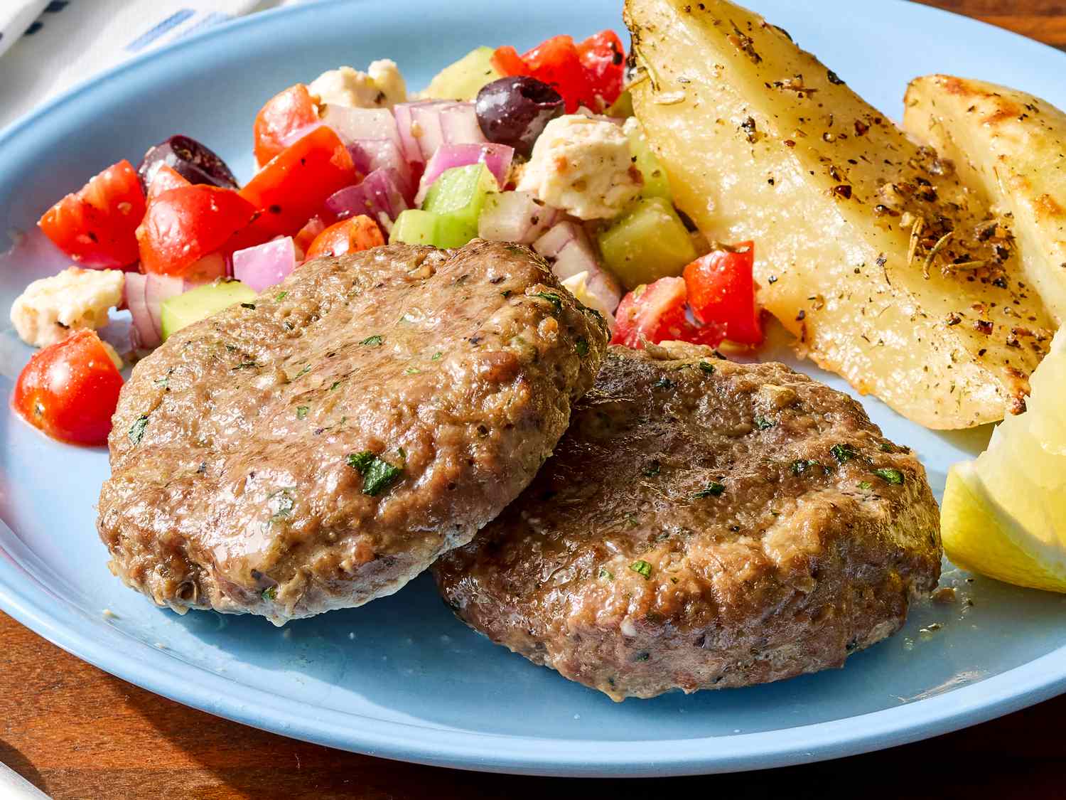 Greek Hamburgers (Bifteki)