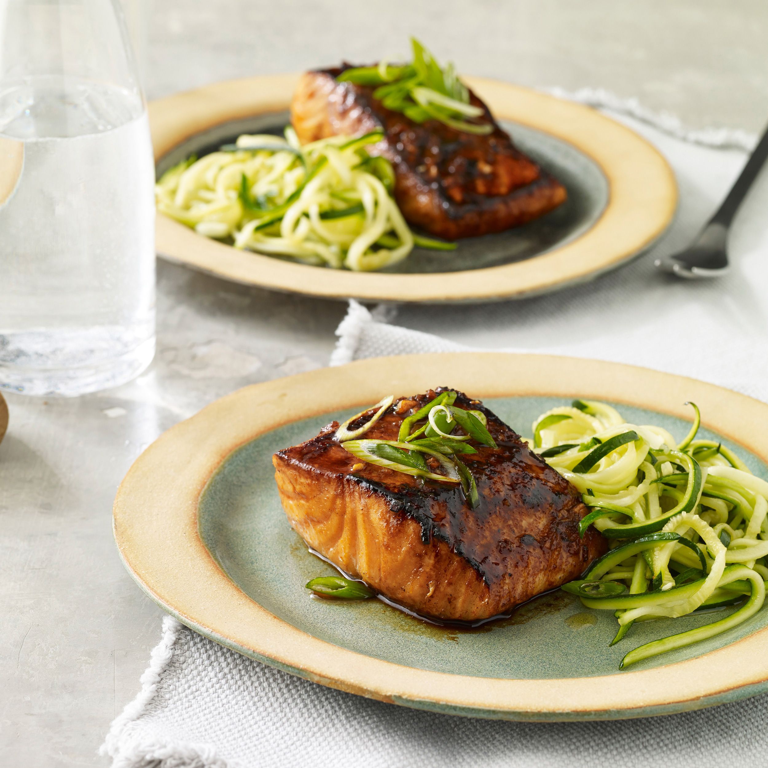 Sweet 'n' Spicy Sriracha-Glazed Salmon