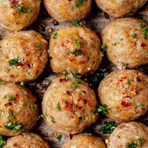 Baked Turkey Meatballs