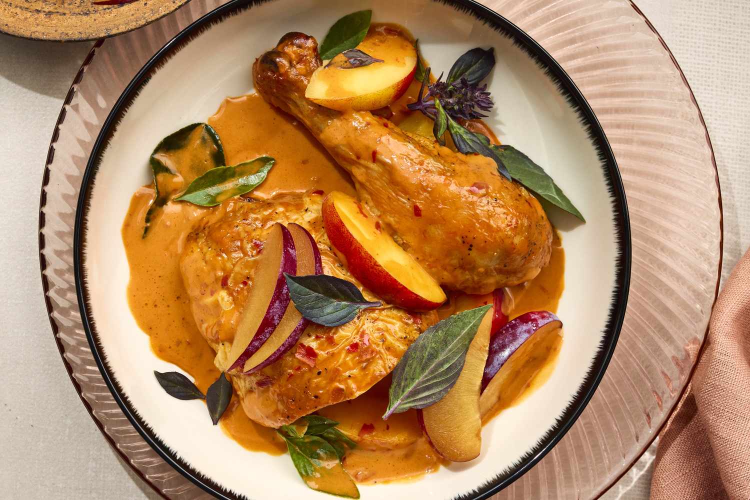 Quick Roast Chicken Red Curry
