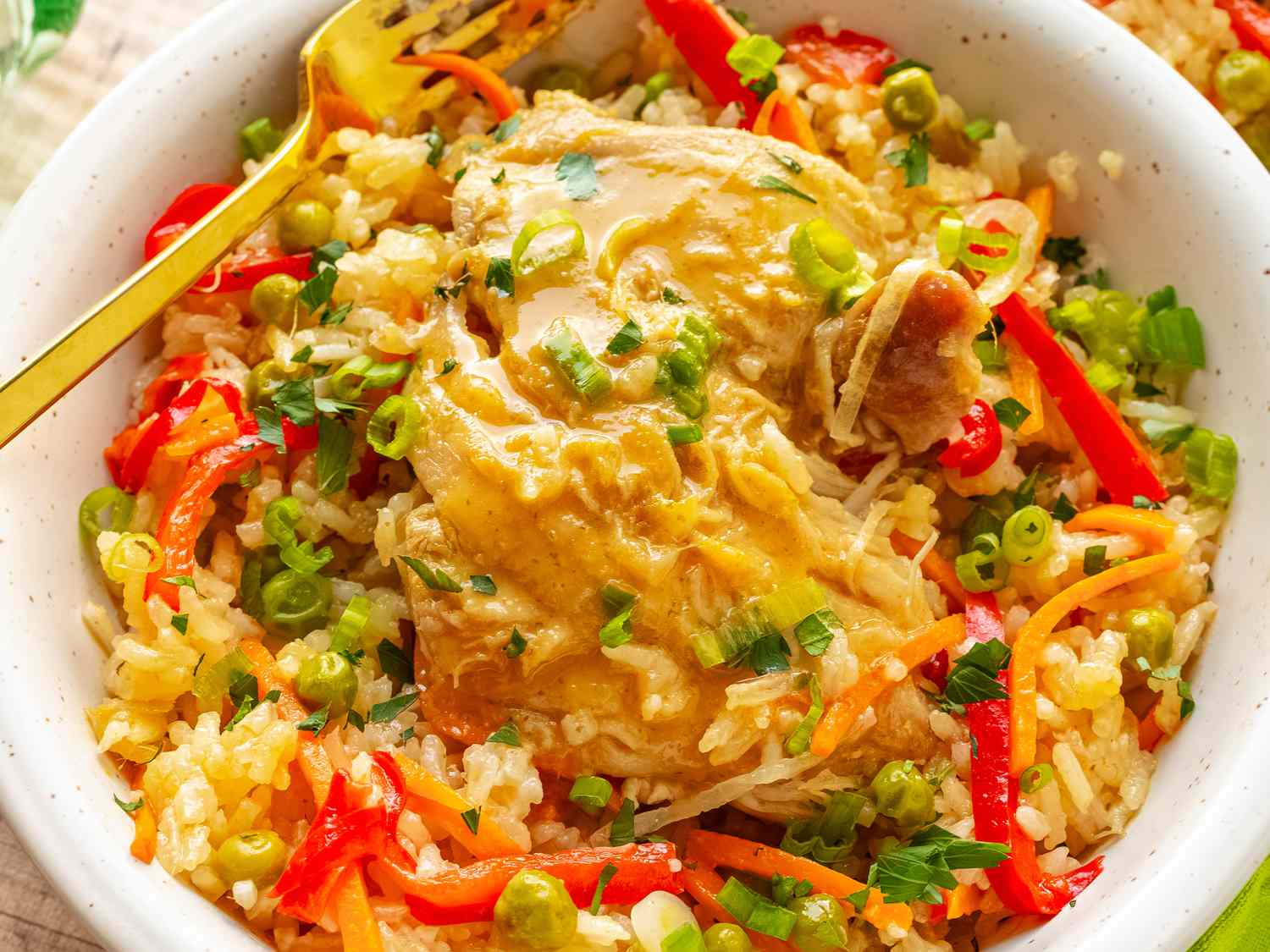 One-Pot Ginger Chicken and Rice