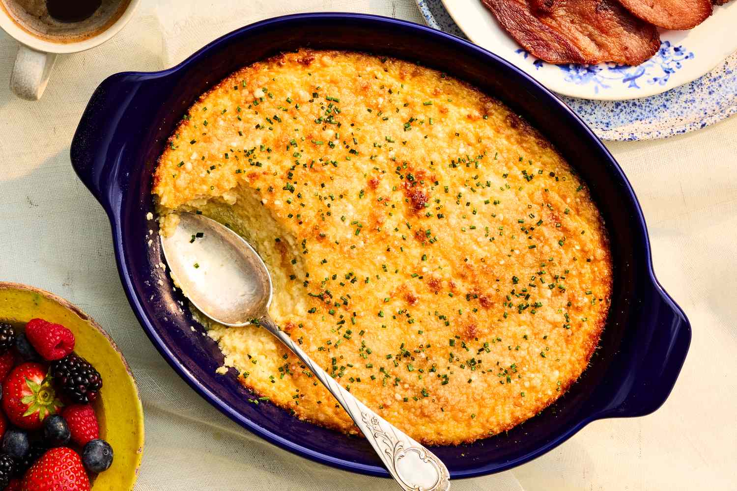 Cheddar Cheese Grits Casserole