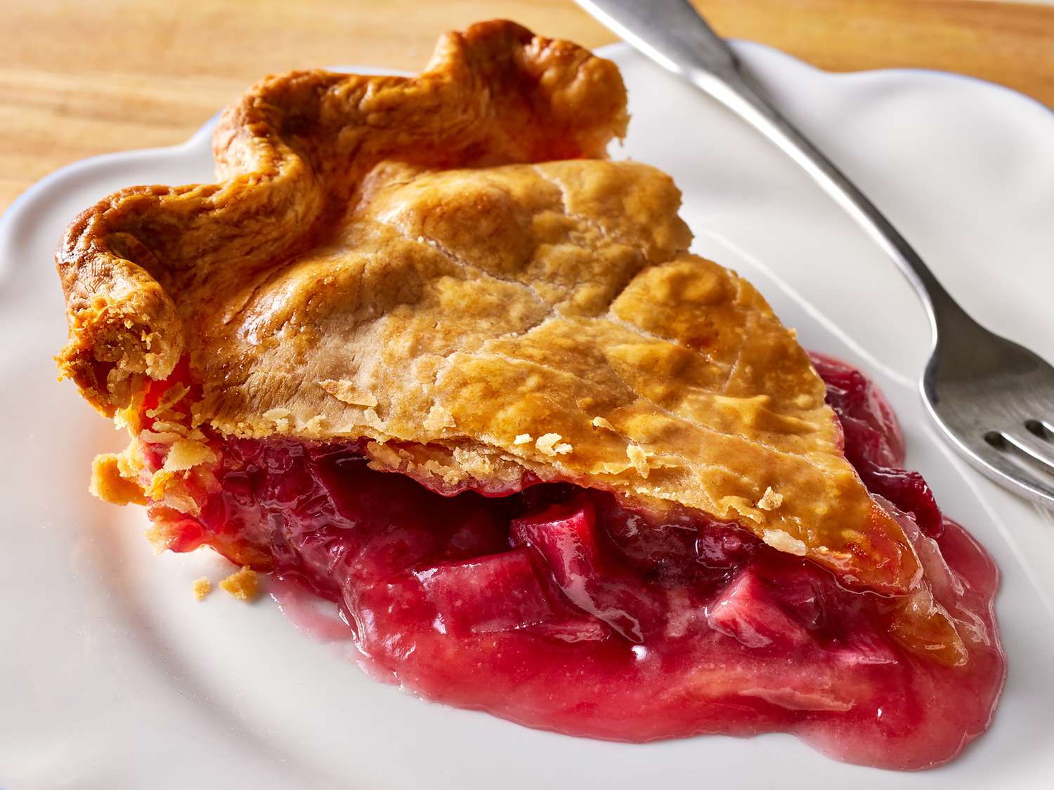 Fresh Rhubarb Pie