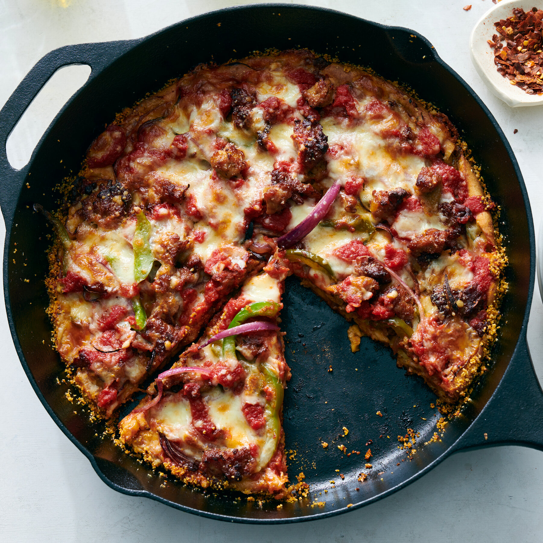 Crazy Crust Pizza With Sausage