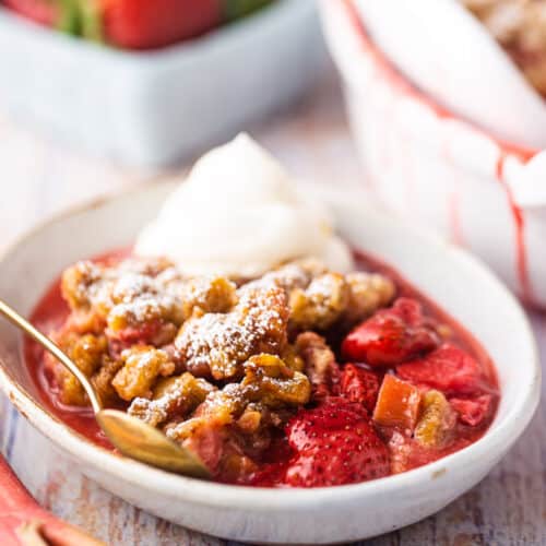 Strawberry Rhubarb Crisp