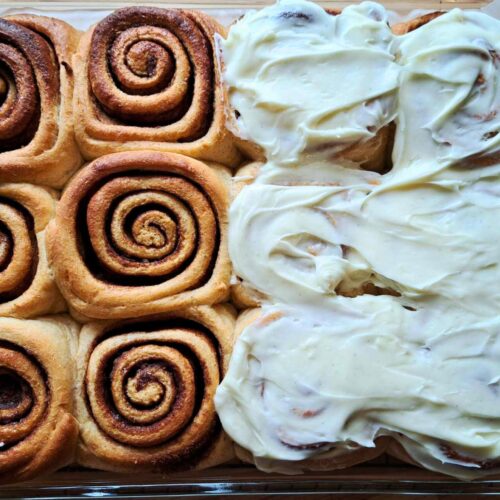 Cinnamon Rolls Made with Fresh Milled Flour (Soft & Fluffy!)