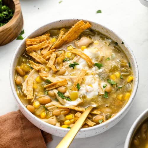 Green Chicken Enchilada Soup Recipe