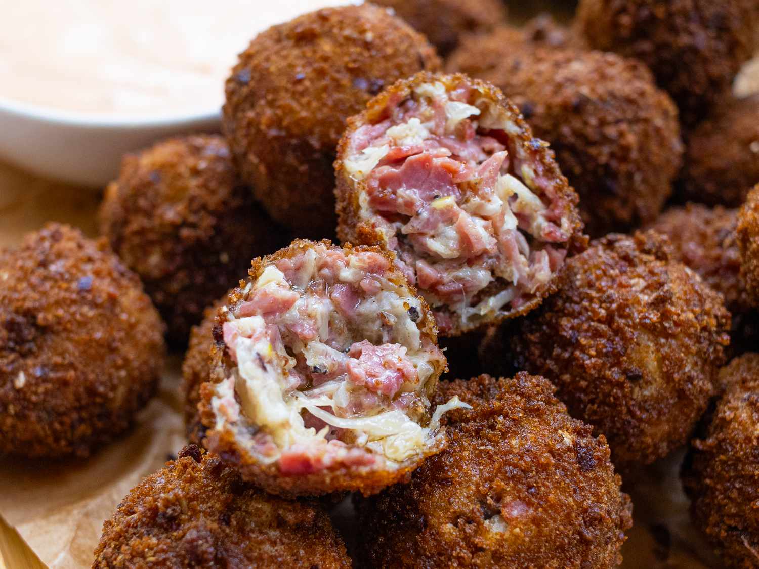 These Crispy Reuben Balls Have Everything You Love About the Sandwich in One Bite