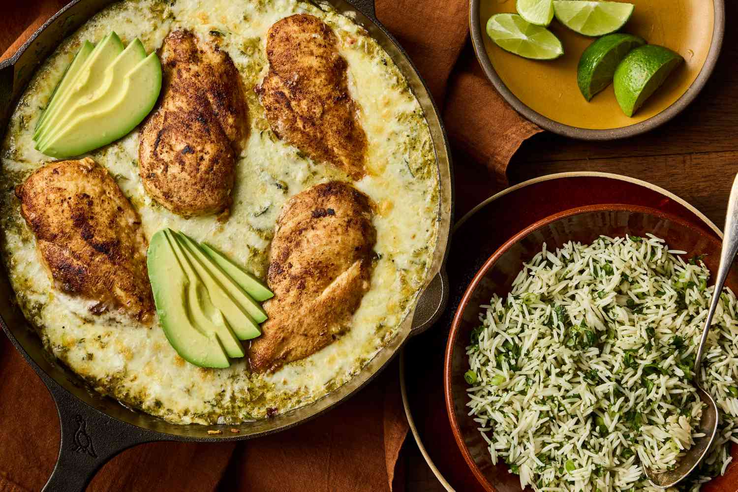 Green Chile Chicken Skillet