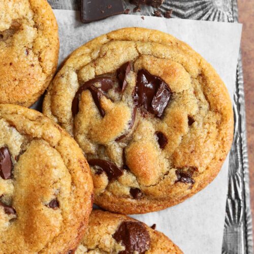 BEST Chewy Brown Butter Chocolate Chip Cookies