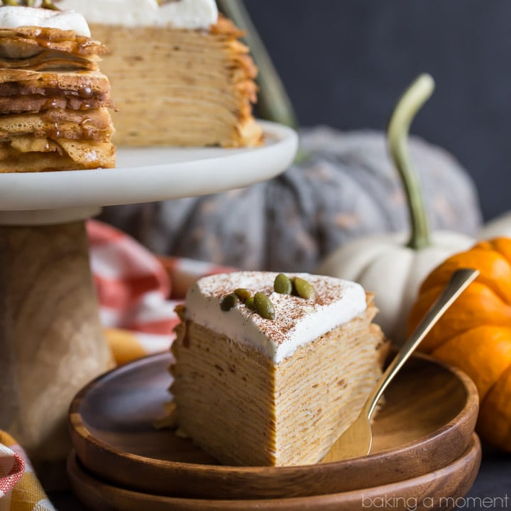 Pumpkin Crepe Cake