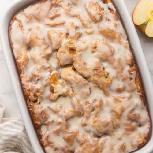 Droolworthy Apple Fritter Cake