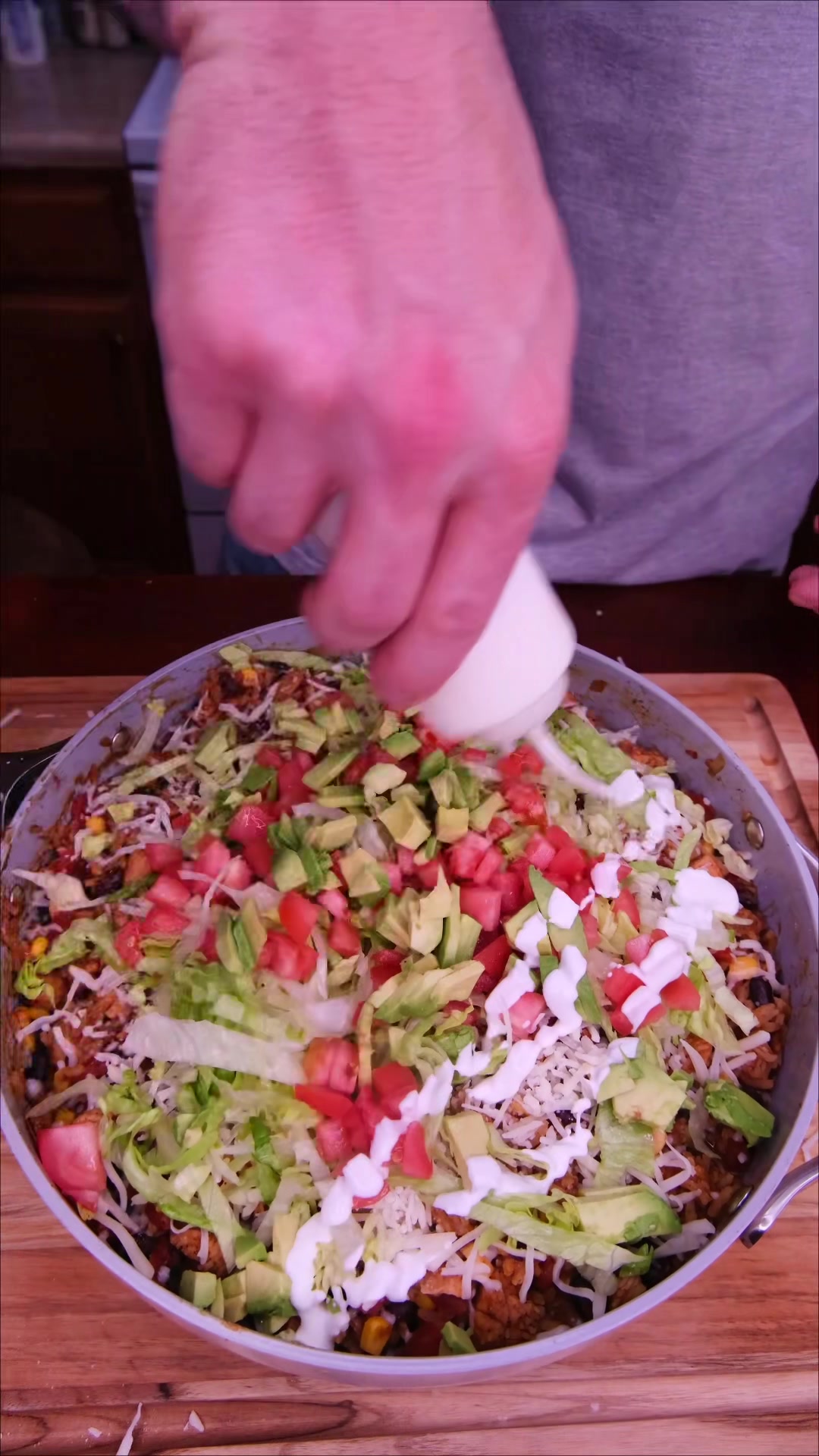 One pot wonder Enchilada Bowl