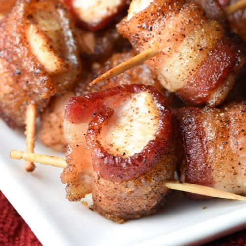 Bacon Wrapped Chicken Bites