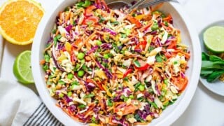 Thai Salad Recipe with Peanut Dressing
