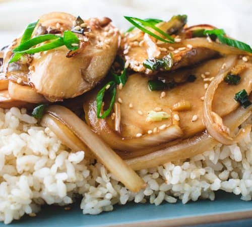 Vegan Korean BBQ Mushrooms