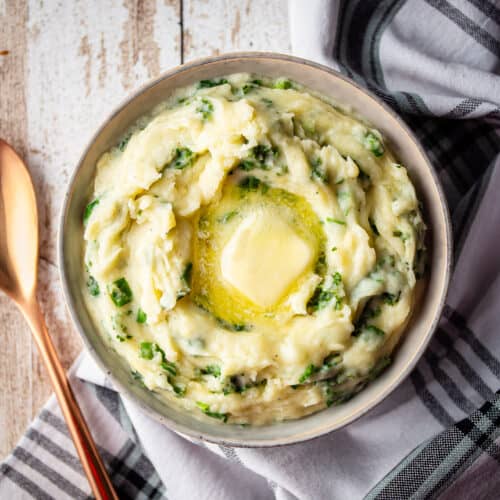 Cheesy Colcannon