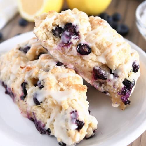 Amazing Lemon Blueberry Scones