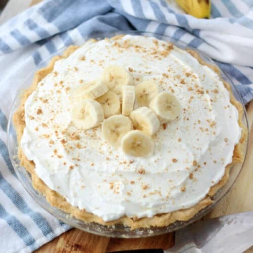 Old Fashioned Banana Cream Pie