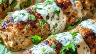 Chicken Kofta with Garlic Yogurt Sauce Recipe
