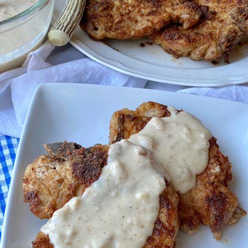 Fried Pork Chops with Gravy