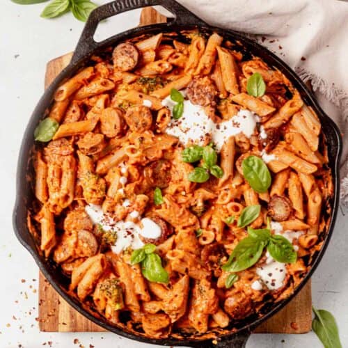 Creamy Chicken Sausage Pasta