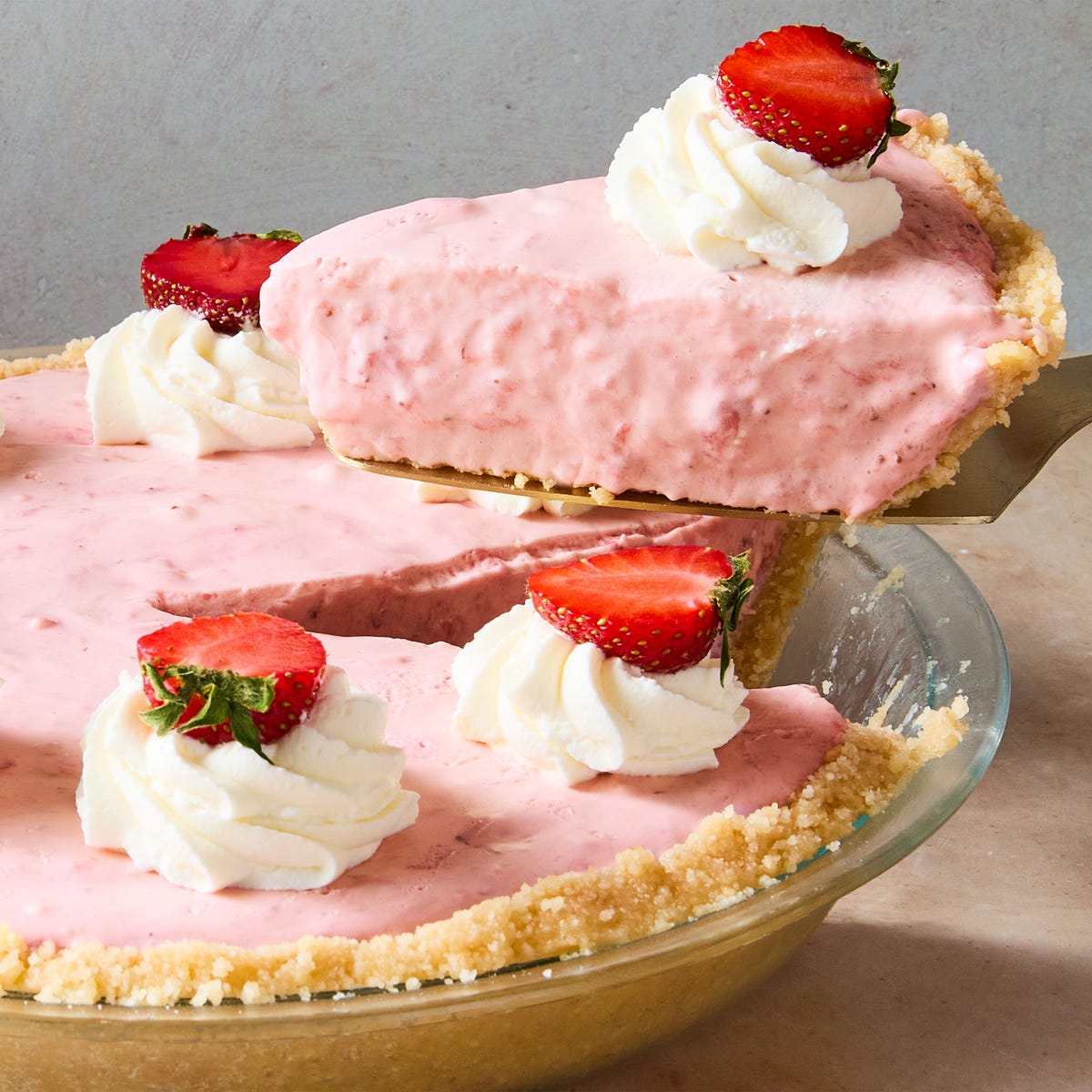 Strawberry Milkshake Pie