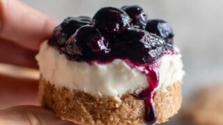 Blueberry Cheesecake Cookies with Cream Cheese Frosting and Lemon-Blueberry Topping Recipe