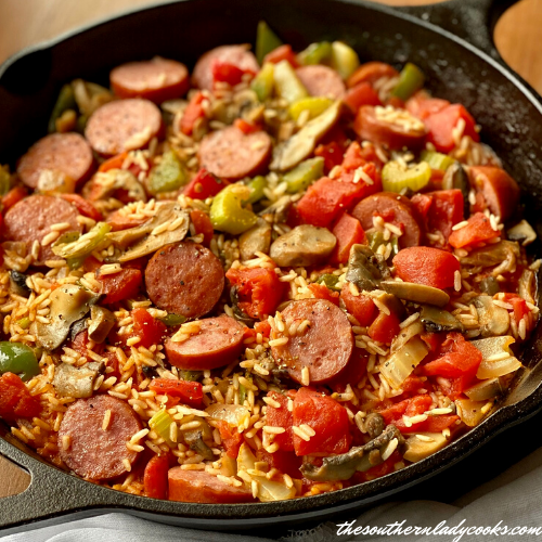 Spanish Rice and Smoked Sausage
