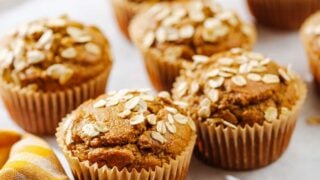 Pumpkin Oatmeal Muffins