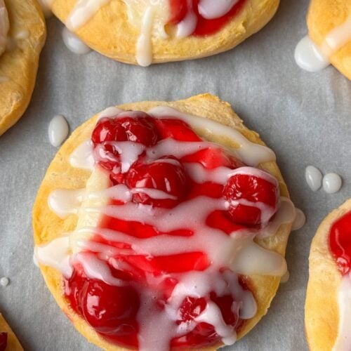 Canned Biscuit Cream Cheese Danishes