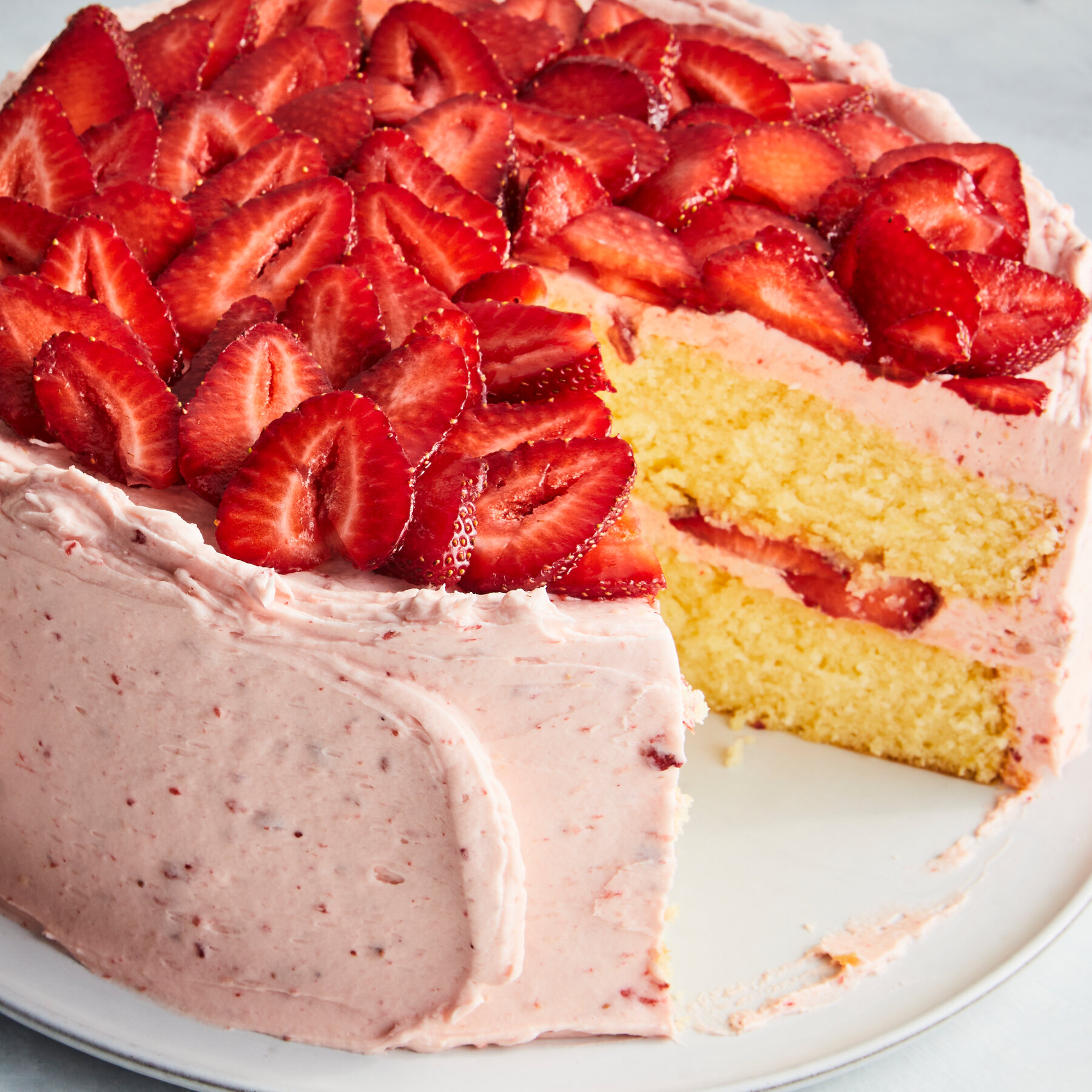 Strawberry Lemonade Cake