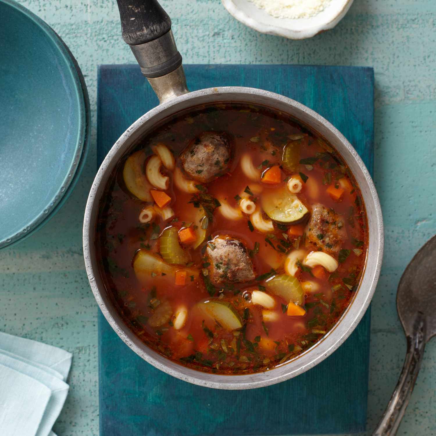 Sicilian Meatball Soup