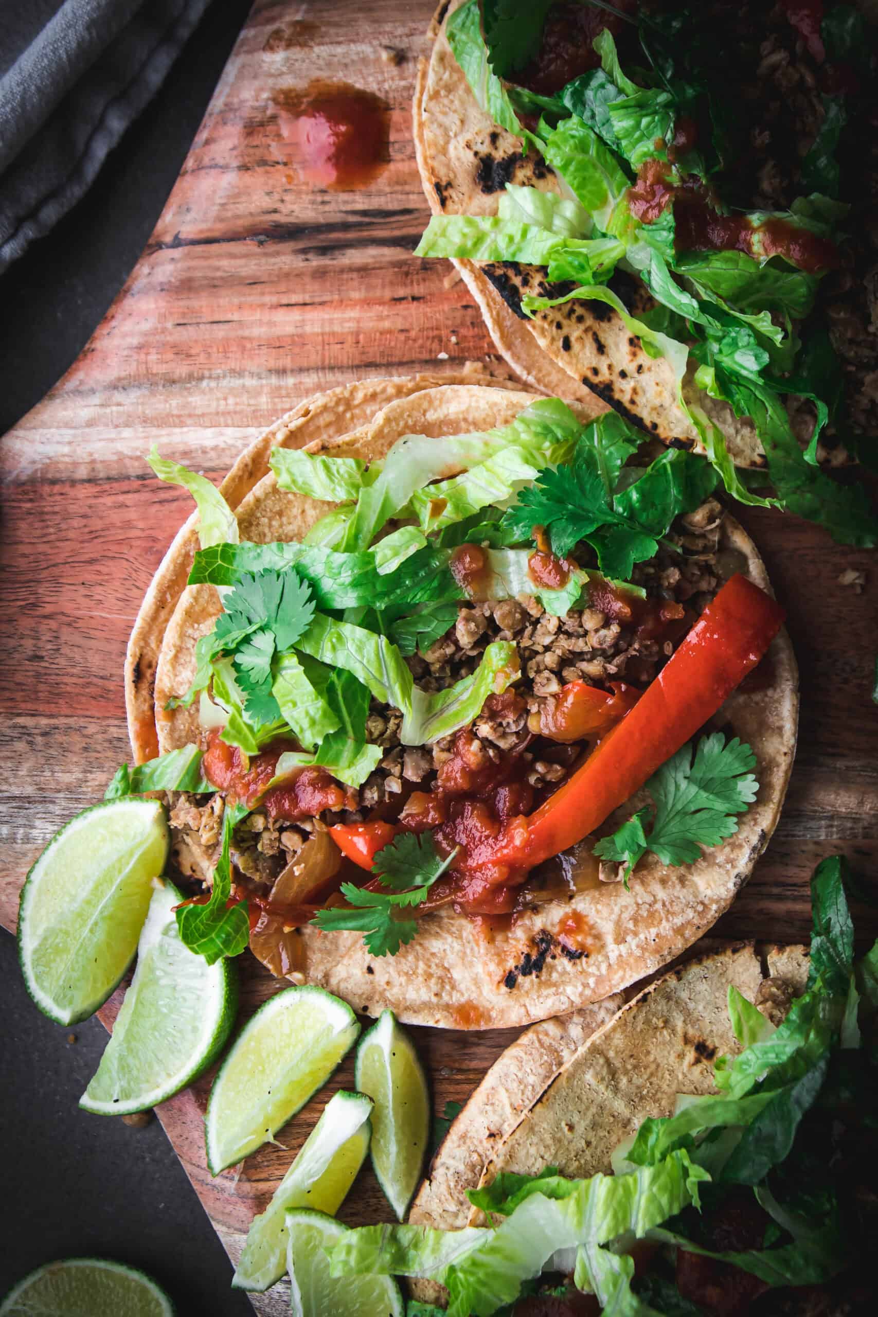 Walnut Lentil Taco Meat
