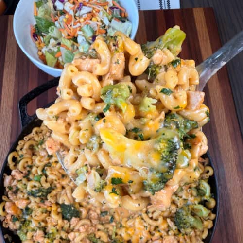 Cheesy Chicken Broccoli Mac