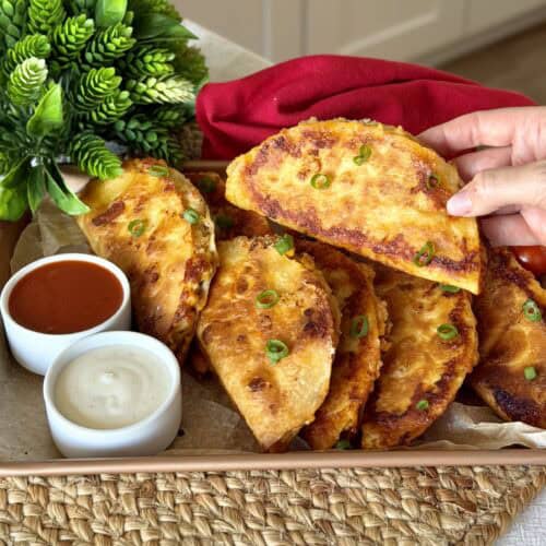 Buffalo Chicken Tacos (Sheet Pan)