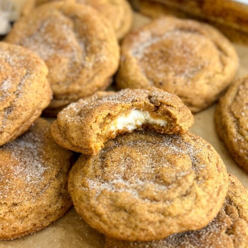Pumpkin Cheesecake Snickerdoodles