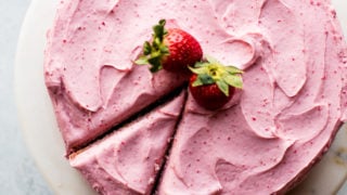 Homemade Strawberry Cake