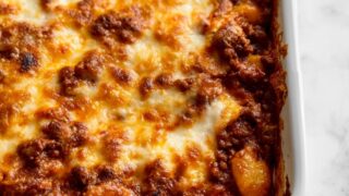 Baked Gnocchi Bolognese Recipe