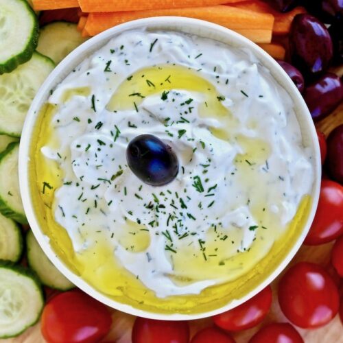 Authentic Tzatziki - Greek Garlic Yogurt Dip