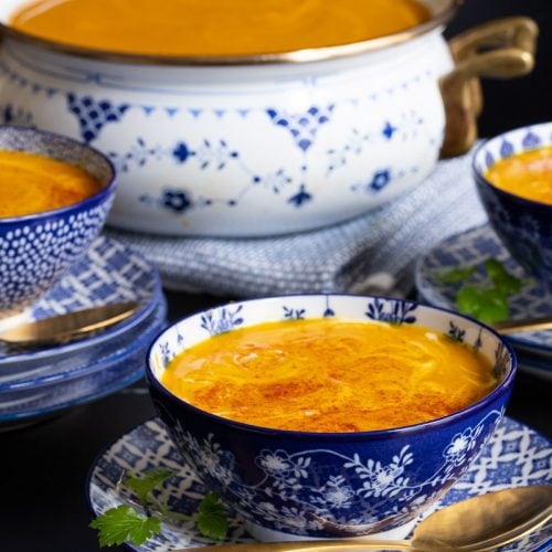 Red Lentil Carrot Ginger Soup